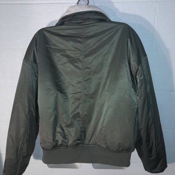 Universal Thread Women's Bomber Jacket Moss Green Size XL Waterproof Coat - Picture 7 of 10